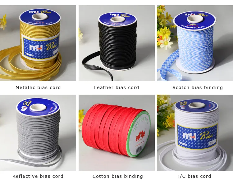 15mm (5/8") Single Fold Polyester Satin Bias Binding Tape